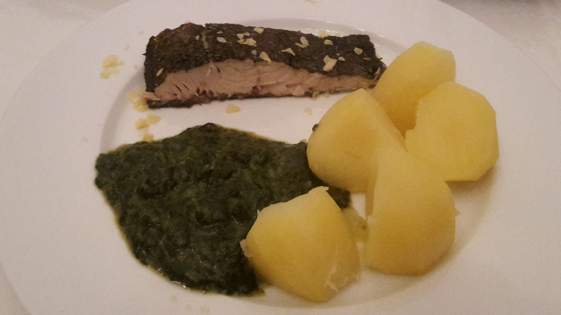 Lachs Provence mit Spinat und Kartoffeln auf Kochen-verstehen.de