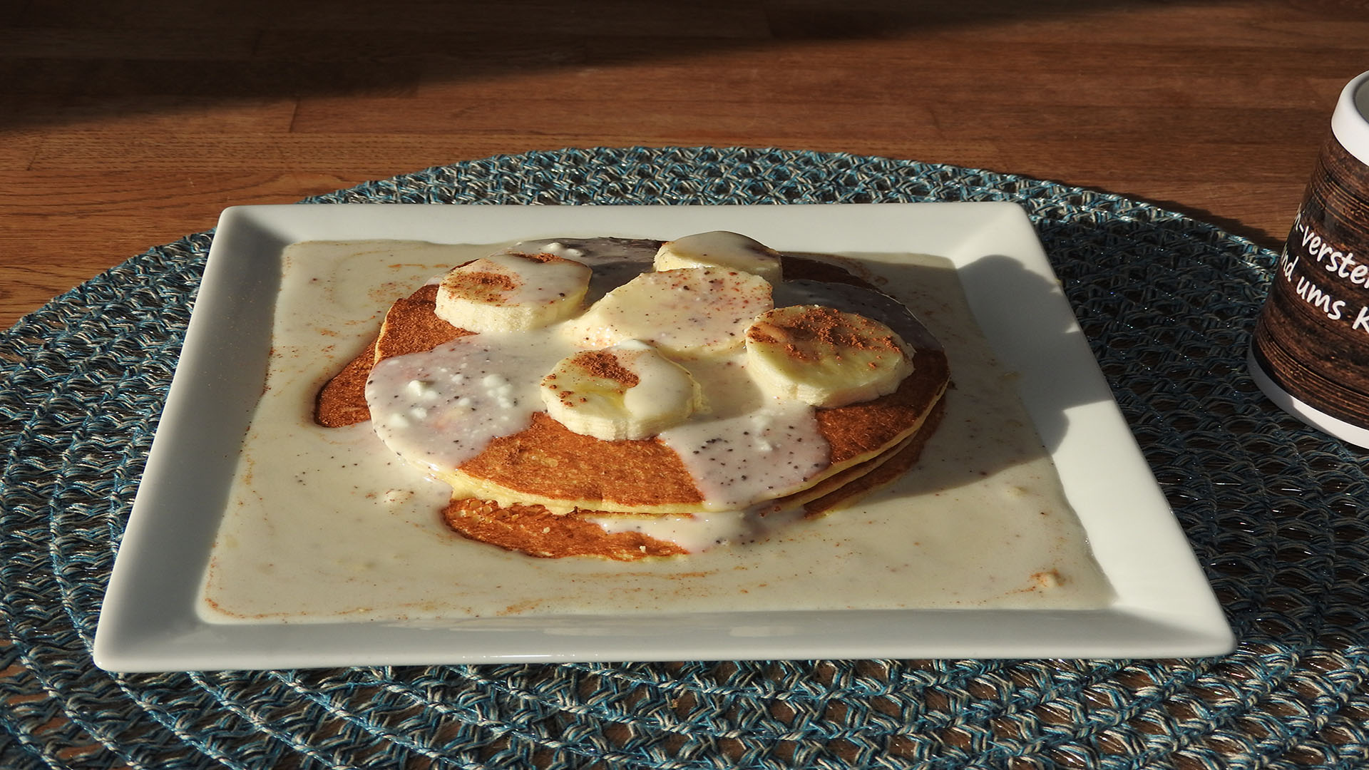 Pancakes mit Protein-Creme auf Kochen-verstehen.de