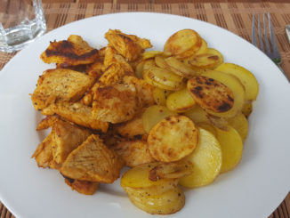 Bratkartoffeln mit Pute auf Kochen-verstehen.de