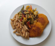 Cordon Bleu mit Vollkornnudeln und Gemüse (Rezept mit Bild) auf Kochen-verstehen.de