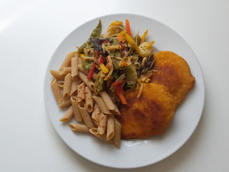 Cordon Bleu mit Vollkornnudeln und Gemüse (Rezept mit Bild) auf Kochen-verstehen.de