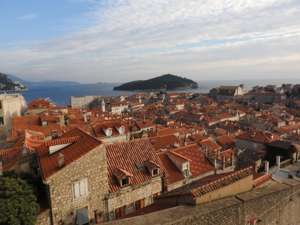 Dubrovnik von Oben auf die Altstadt