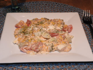 Eiersalat mit Mais und Tomate auf Kochen-verstehen.de