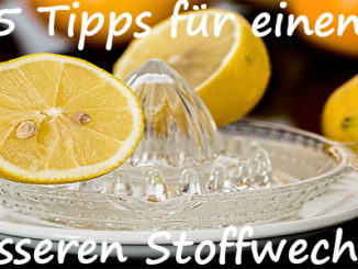 Stoffwechsel 5 Tipps