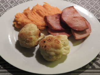 Gebackener Blumenkohl mit Kasseler und Kartoffelstampf auf Kochen-verstehen.de