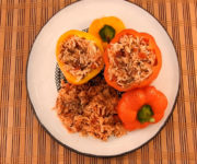 Gefüllte Paprika mit Risotto auf Kochen-verstehen.de