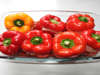 Gefüllte Paprika mit Hackfleisch