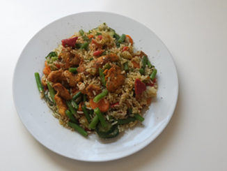 Hähnchen-Gemüsepfanne mit Reis (Rezept mit Bild) auf Kochen-verstehen.de