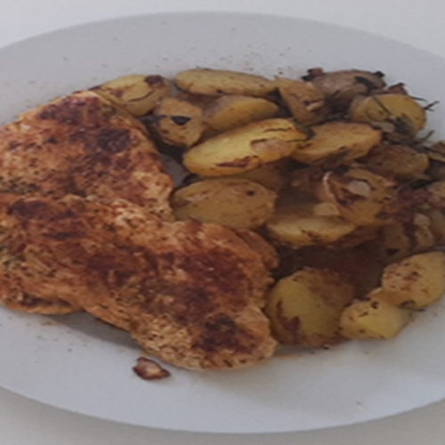 Hähnchen mit Bratkartoffeln (Rezept mit Bild) auf Kochen-verstehen.de