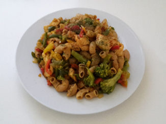 Hähnchenbrust mit Paprika und Vollkornnudeln (Rezept mit Bild) auf Kochen-verstehen.de