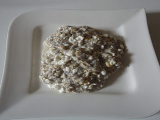 Haferflocken mit Chia-Samen und Frischkäse auf Kochen-verstehen.de