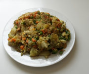 Kartoffel-Rührei mit italienischem Gemüse (Rezept mit Bild) auf Kochen-verstehen.de