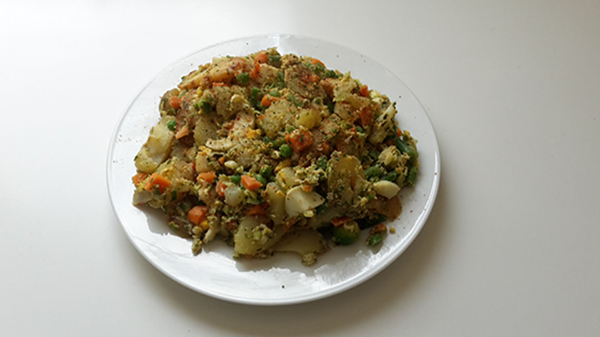 Kartoffel-Rührei mit italienischem Gemüse (Rezept mit Bild) | Kochen ...