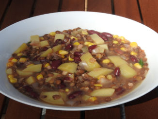 Linseneintopf mit Kartoffeln und Bohnen auf Kochen-verstehen.de