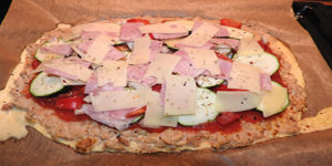 Low Carb Pizza Schritt 2