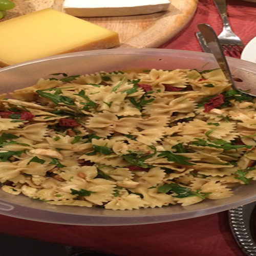 Nudelsalat mit Rucola und Tomaten (Rezept mit Bild) auf Kochen-verstehen.de