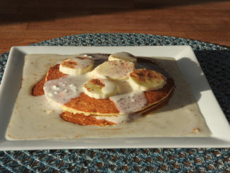 Pancakes mit Protein-Creme auf Kochen-verstehen.de