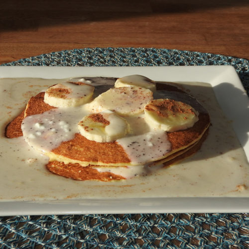 Pancakes mit Protein-Creme auf Kochen-verstehen.de