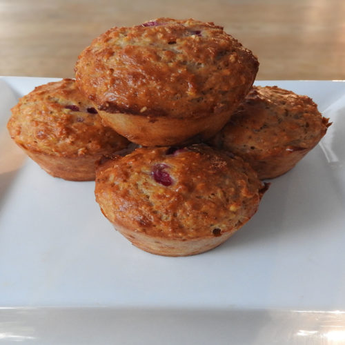 Protein-Muffins mit Himbeerfüllung auf Kochen-verstehen.de