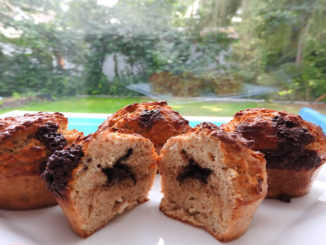 Protein-Muffins mit Schokofüllung auf Kochen-verstehen.de