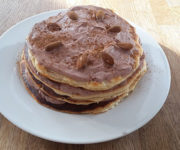 Protein-Pancakes mit Schokocreme