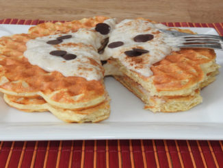 Protein Waffeln mit Bananencreme auf Kochen-verstehen.de