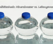 Qualitätscheck: Mineralwasser vs. Leitungswasser