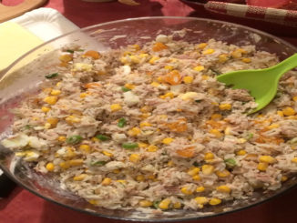 Reis-Salat mit Mais und Lauch auf Kochen-verstehen.de