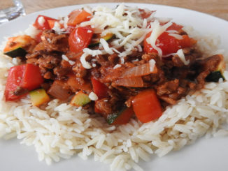 Reis mit Hackfleischsauce auf Kochen-verstehen.de