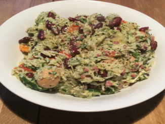 Reispfanne mit Schinken und Bohnen auf Kochen-verstehen.de