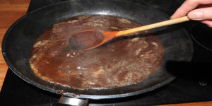 Sauce des Rinderbratens