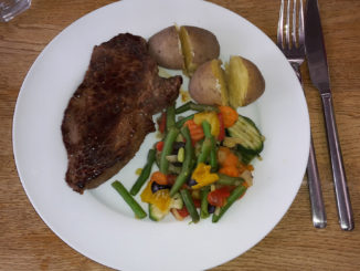 Rindersteak mit Kartoffeln und Gemüse auf Kochen-verstehen.de