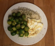 Rosenkohl mit Rührei und Reis (Rezept mit Bild) auf Kochen-verstehen.de