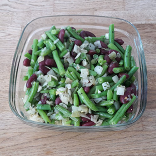 Rot-grüner Bohnensalat (Rezept mit Bild) auf Kochen-verstehen.de