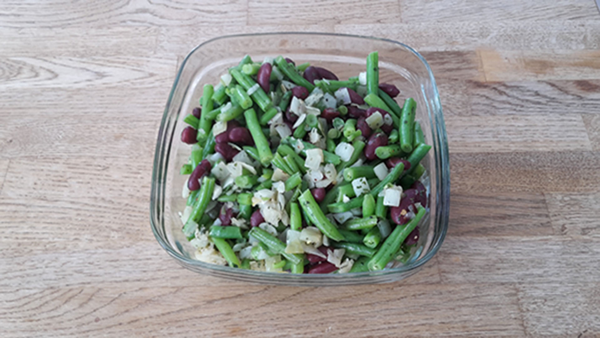 Rot-grüner Bohnensalat | Kochen-verstehen.de