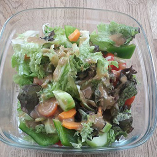 Salat mit Honig-Senf-Dressing (Rezept mit Bild) auf Kochen-verstehen.de