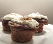 Schoko-Muffins mit Magerquarktopping