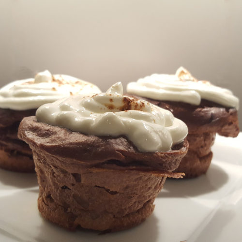 Schoko-Muffins mit Magerquarktopping auf Kochen-verstehen.de