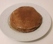 Schoko-Pancakes mit Karamellsauce
