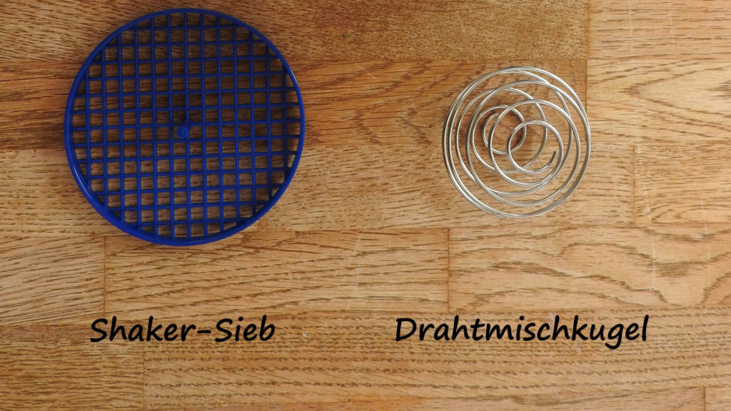 Shaker-Sieb oder Drahtmischkugel Vergleich auf Kochen-verstehen.de