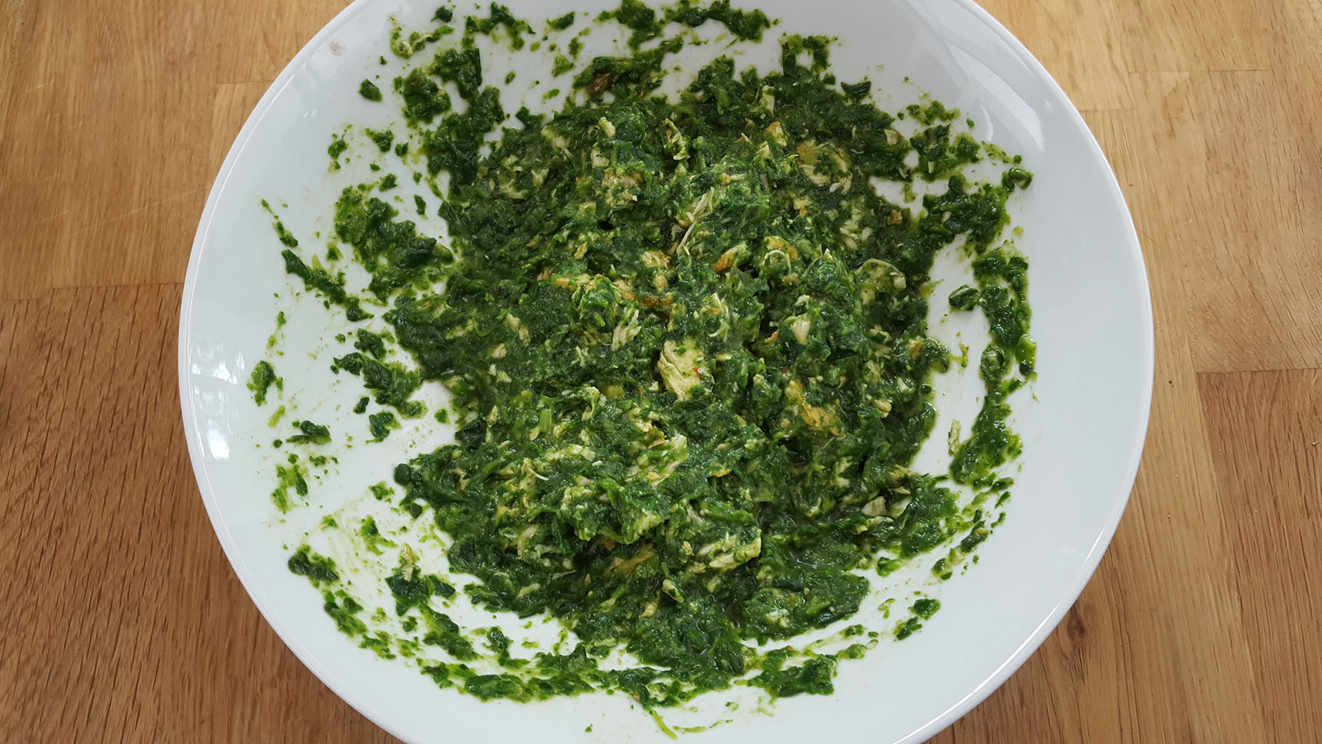 Spinatfüllung mit Hähnchenfilet | Kochen-verstehen.de