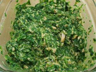 Spinatfüllung mit Lachs auf Kochen-verstehen.de