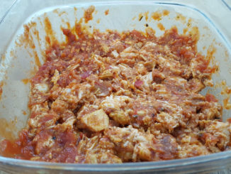 Tomatenfüllung mit Hähnchenfilet auf Kochen-verstehen.de