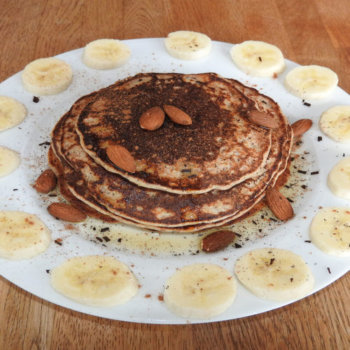 Vanille-Pancake mit Banane auf Kochen-verstehen.de