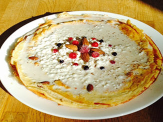 Vanille-Pancakes mit Früchtecreme (Rezept mit Bild) auf Kochen-verstehen.de
