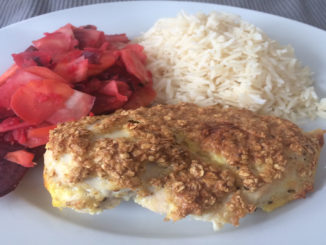 Vollkorn-Hähnchen mit Reis und Pastinakenpfanne auf Kochen-verstehen.de
