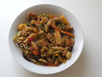 Vollkornnudeln Hähnchen mit Italienischem Gemüse (Rezept mit Bild) auf Kochen-verstehen.de